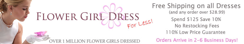 Flower Girl Dress For Less.