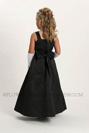 Black Flower Girl Dresses