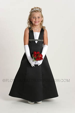 Black Flower Girl Dresses