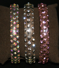 Crystal and Rhinestone Bangle for Girls