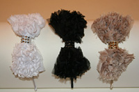 Headband Style BL - Beautiful Crinkle Bow with Swarovski Crystal Accents