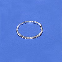 Small Rhinestone Bangle Bracelet