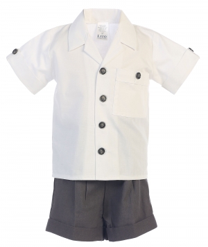 Boys Shirt and Shorts Style M833 - In Choice of Color