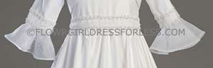 First Holy Communion/Flower Girl Style SP958 - SALE White size 6 (1 piece available)