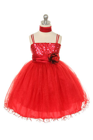 Flower Girl Dress Style 224 - Gorgeous Sparkle Tulle and Sequin Dress