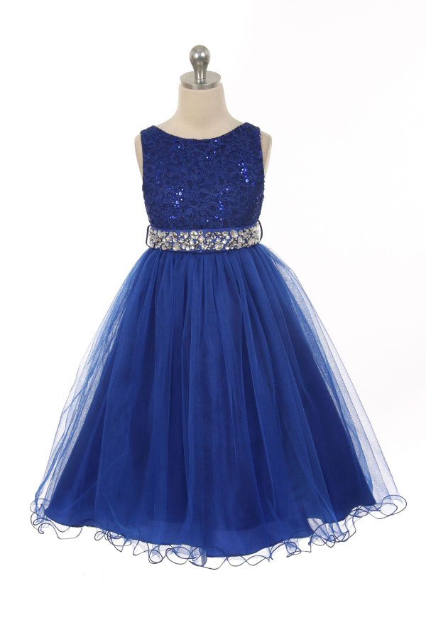 mb 340ry girls dress style 340 royal blue sparkly design your own communion dress