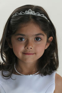 FLOWER GIRL GOLD TIARA flower girl gold tiara:
