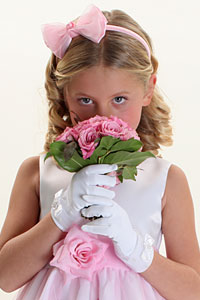 Style PR-Headband Satin Bow- CHOICE OF 21 COLORS!
