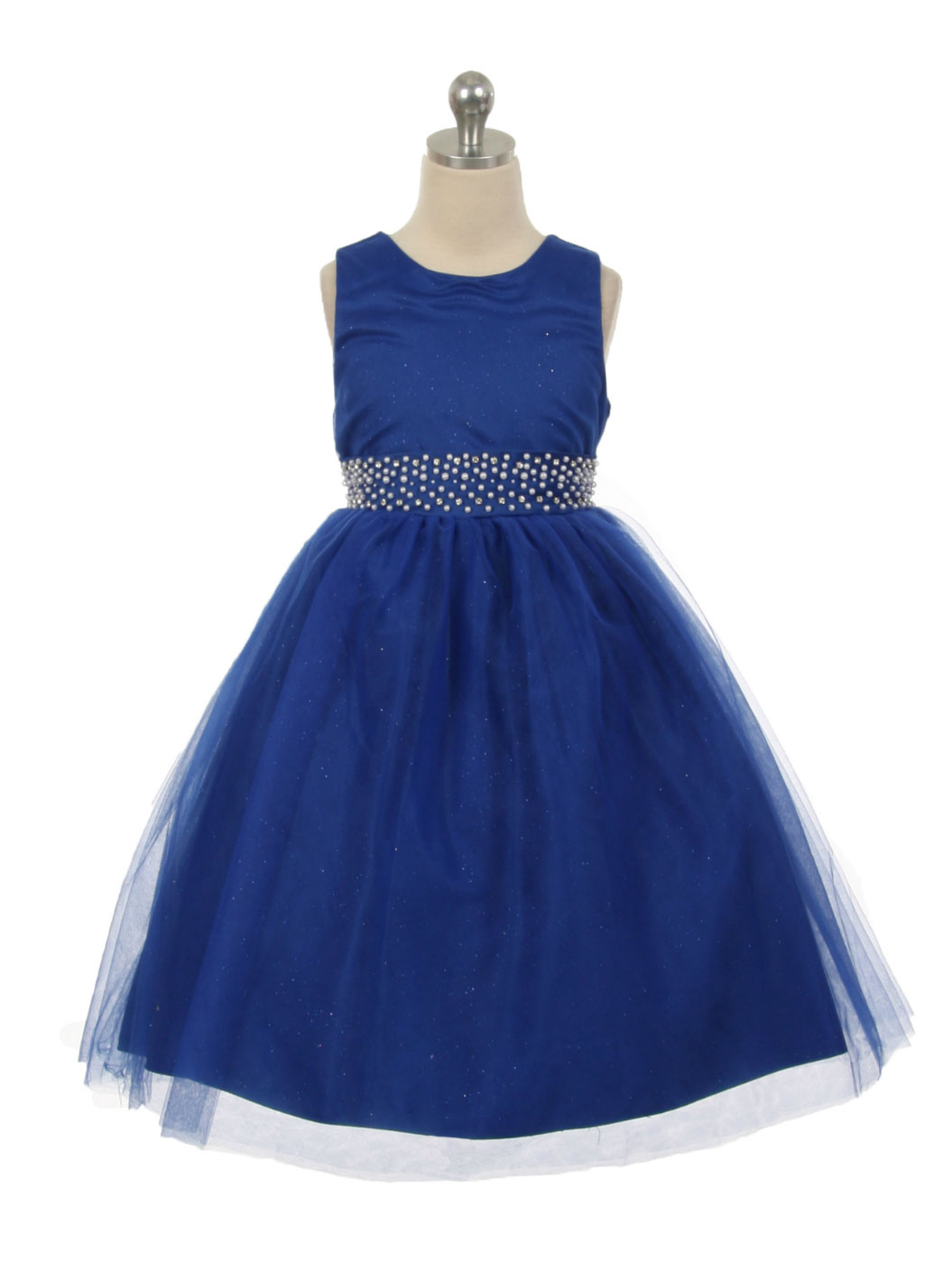 RK_1031RY Girls Dress Style 1031 Sparkly Tulle Dress with