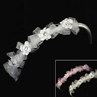 Organza and Floral Headband Style 186