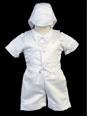 Boys Baptism and Christening Outfit - WHITE Style 3709