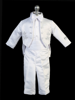 Boys Baptism and Christening Outfit - WHITE Style 3718
