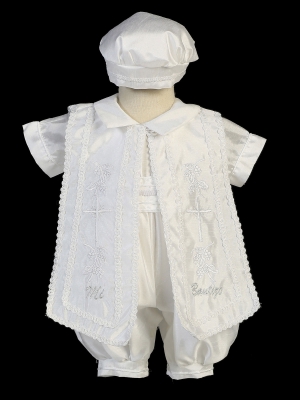 Boys Baptism and Christening Outfit - WHITE Style 3726