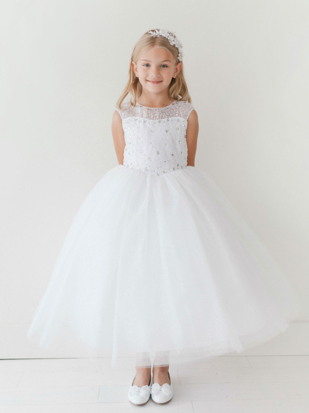 tt 5697w girls dress style 5697 cap sleeve beaded 24 months christmas dresses