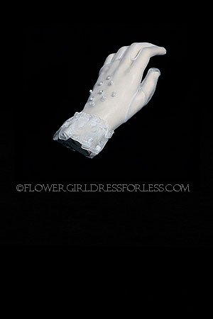 Click to Enlarge - Stretch Organza Beaded Glove