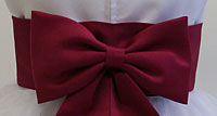 Tip Top Kids Premade Satin Adjustable Sash-FUCHSIA- Expects to Fit Sizes 2-12