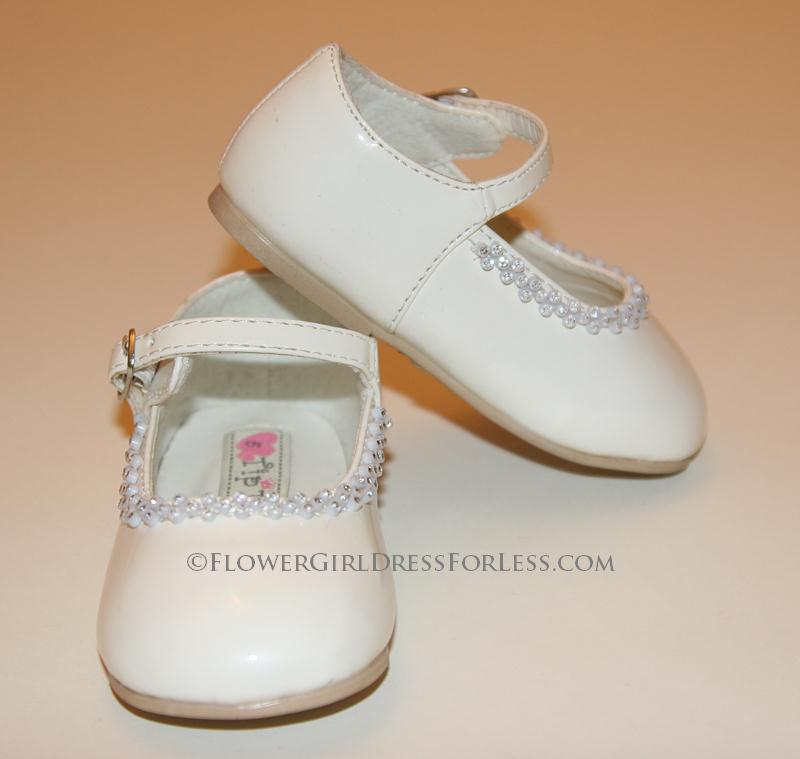Ivory toddler dress shoe