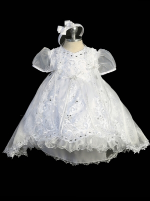 Girls Baptism and Christening Outfit Set Style 2394