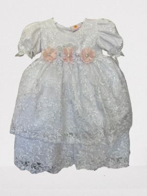 SALE WHITE Baptism and Christening Outfit Set
