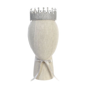 The Perfect Silver Birthday Shimmery Lace Crown