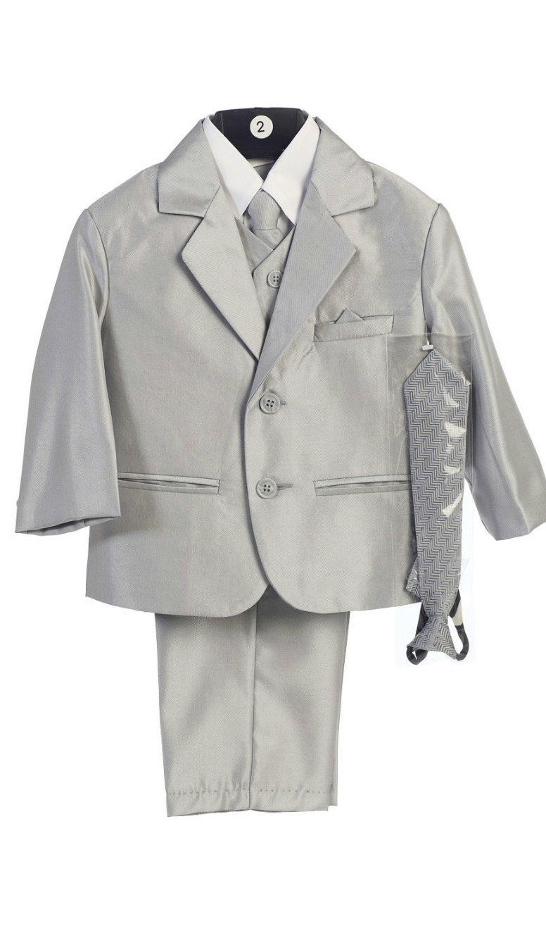 Boys 5 Piece Suit Set Style 3800