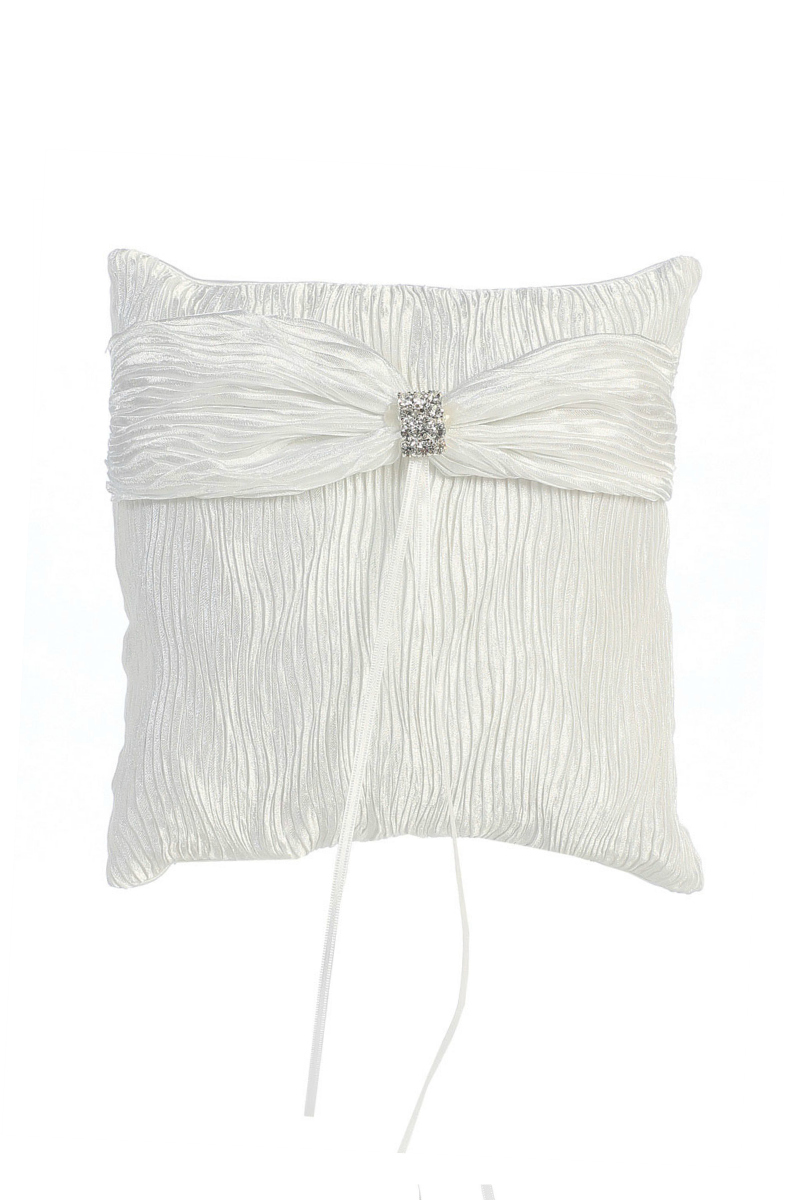 Ring Bearer Pillow- Style PR306- Crinkled Satin