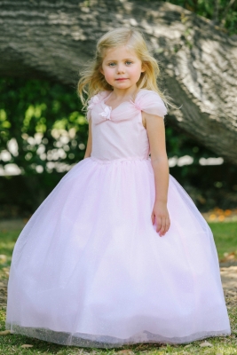 Girls Dress Style 5663- PINK Belle Style Tulle Dress