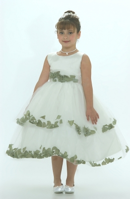 Sage Green - Flower Girl Dresses - Flower Girl Dress For Less