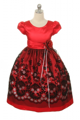 Red - Flower Girl Dresses - Flower Girl Dress For Less