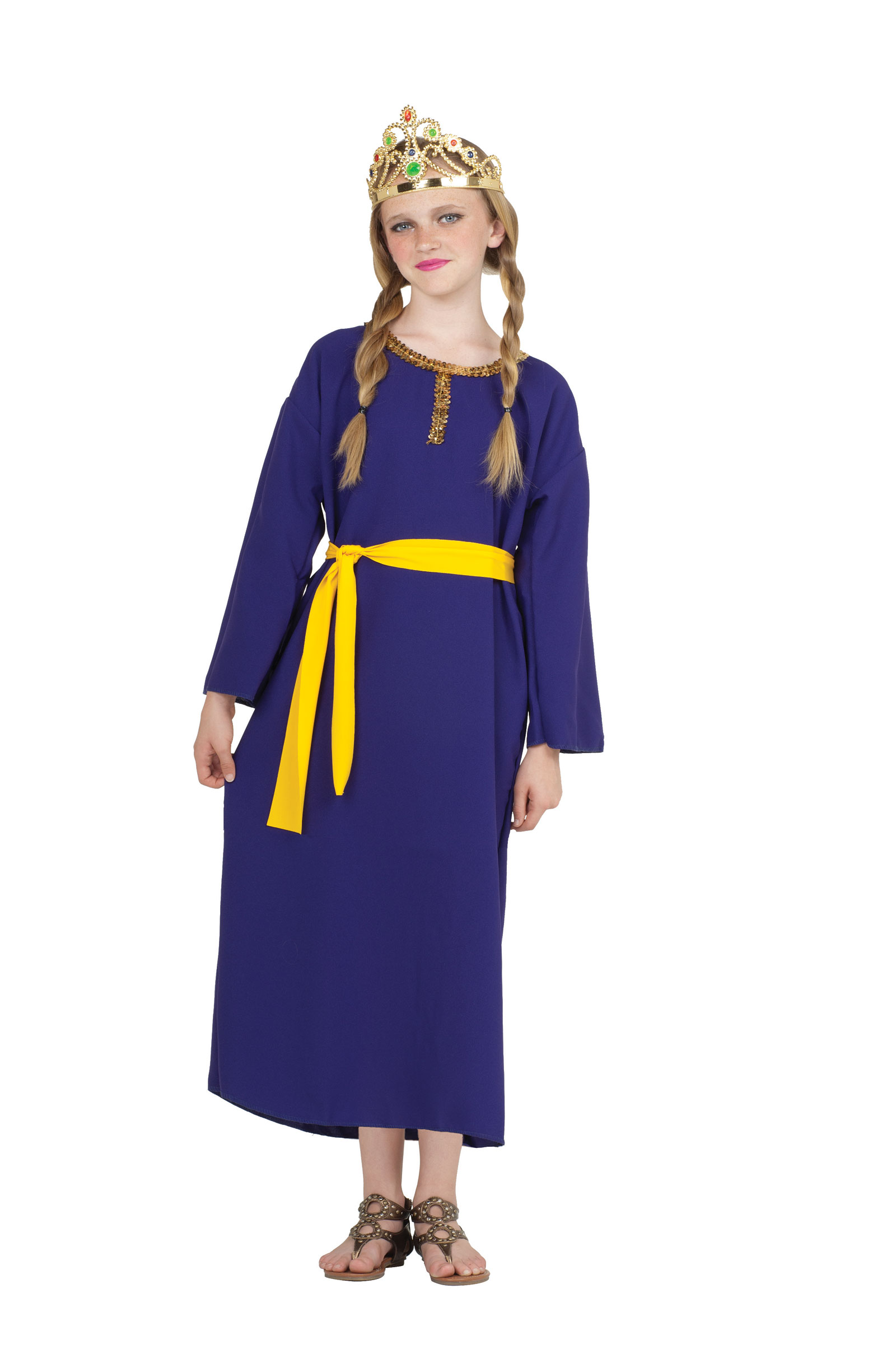 RG_91181 Girls Costume Style 91181 Queen Esther Medieval Kings