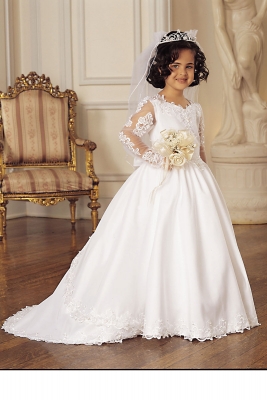 long sleeve flower girl dresses