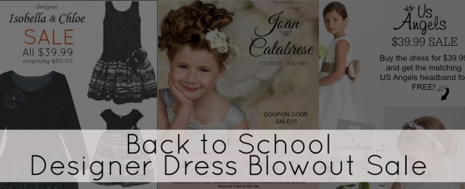 Designer Girl Dresses - Blowout Sale