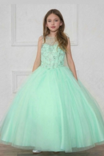 2018 Pageant Dress Style KY201 Mint