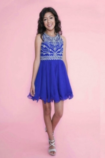 2018 Pageant Dress Style TY001 Royal Blue