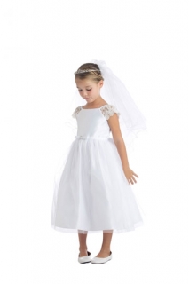 2018 Communion Dress Style 621 White