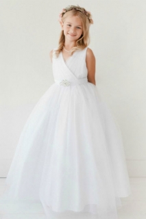 2018 Communion Dress Style 5698 White Tulle