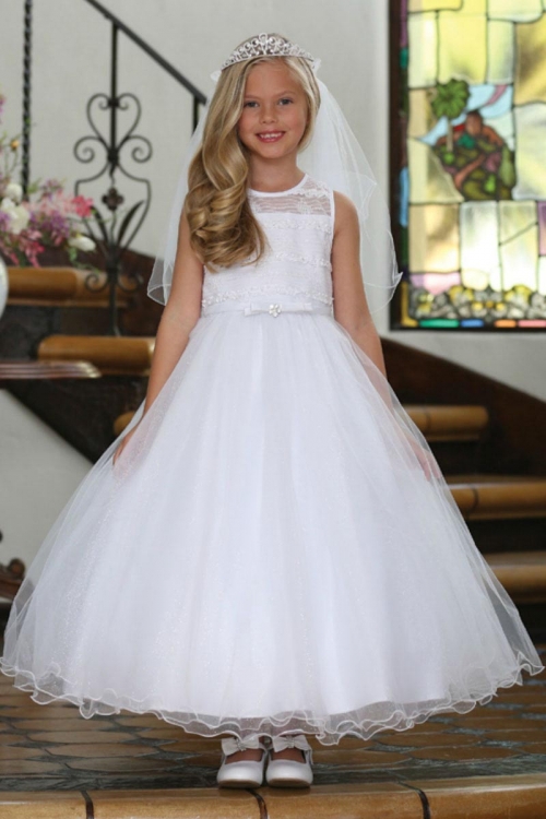 sparkly communion dresses