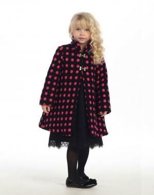 Girls Coat Style GC5005 - BLACK-PINK