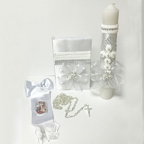 first communion candle set boy