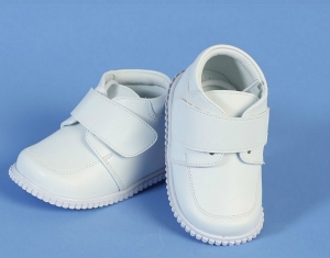 Boys Baptism and Christening Shoe Style SH982- Leather Shoes with Velcro Strap