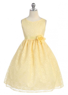 Yellow Flower Dress