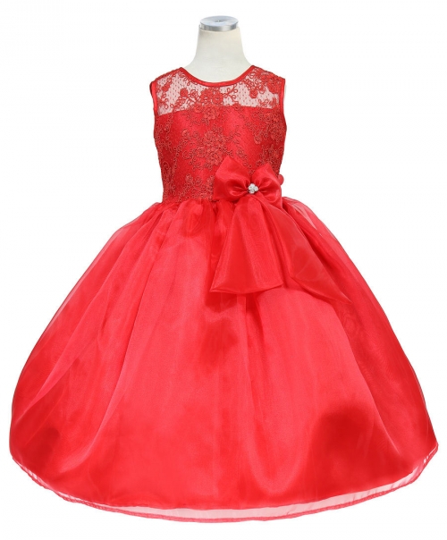 Red Organza Dress