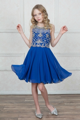 Girls Dress Style TY005 - ROYAL BLUE