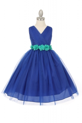 royal blue wedding dresses for girls