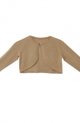 Girls Dress Style 3005 -  Shimmery Long Sleeve Knit Sweater in Choice of Color