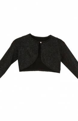 Girls Dress Style 3005 -  Shimmery Long Sleeve Knit Sweater in Choice of Color