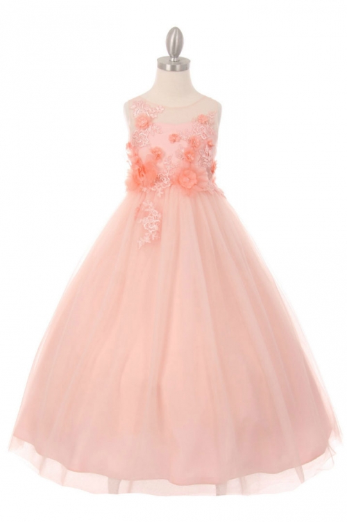 SALE Sleeveless Embellished Gown in Blush