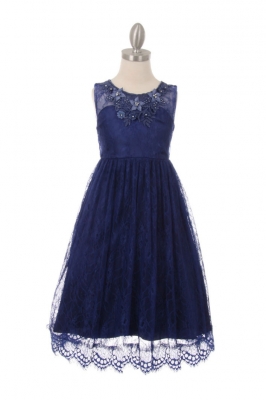 navy dresses girls