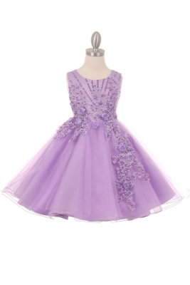 SALE Short Sequin Party Dress in Lavender
