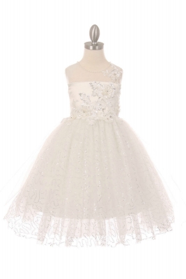 SALE_Ivory Short Embellished Gown